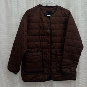 Everlane Brown Quilted Jacket - WORN ONCE
